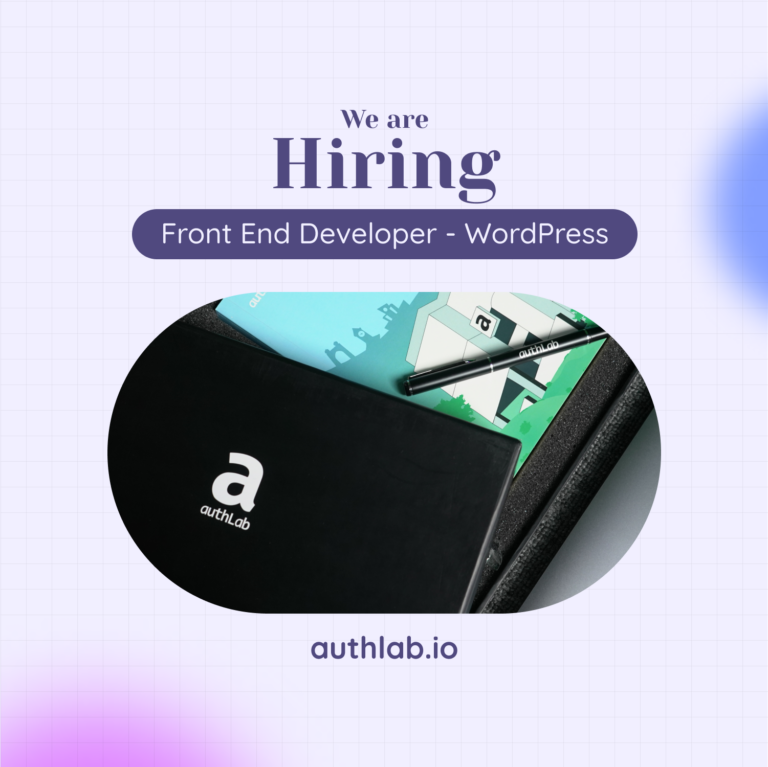 AuthLab is Hiring Frontend Developer – WordPress